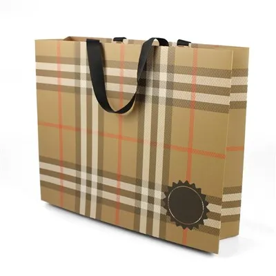 Bolsas de compras de papel personalizadas con logotipo
