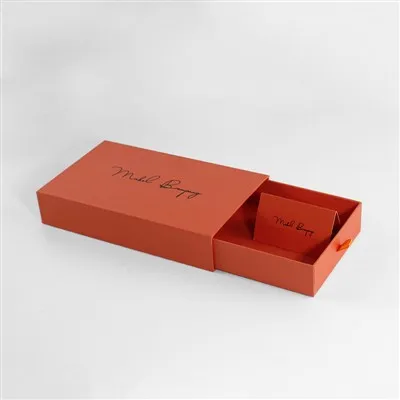 Caja de papel deslizante