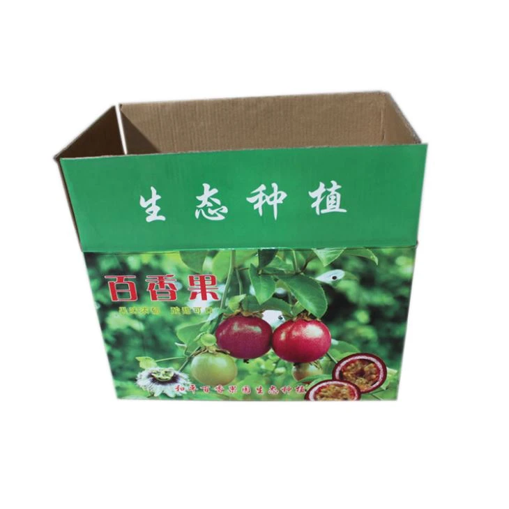 Cajas de cartón plegable para fruta